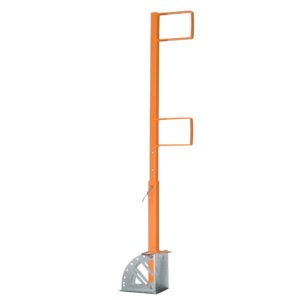 Universel-Garde ajustable pour lisse de bois. Doit être installé avec des lisses de bois de 2” X 6” X 12’ avec vis d’ancrage